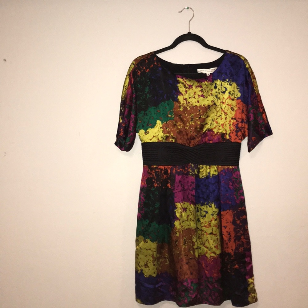Trina Turk colorful silk dress